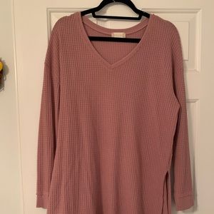 Pink long sleeve altered state tee